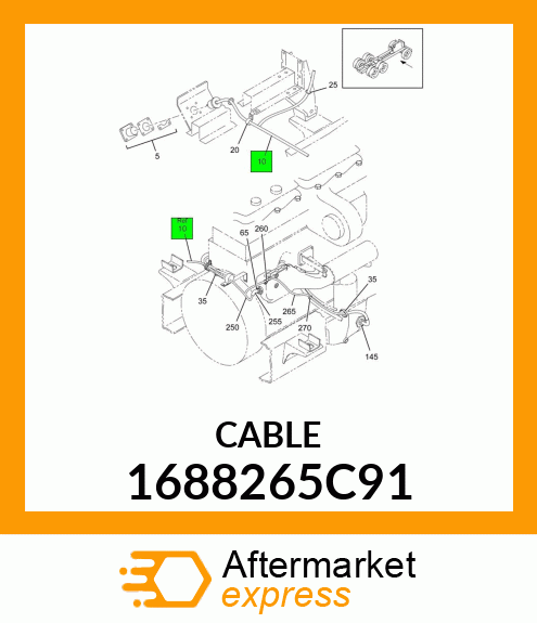 CABLE 1688265C91