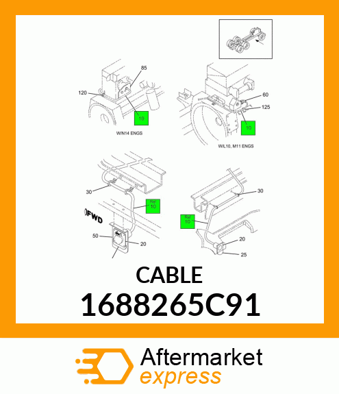 CABLE 1688265C91