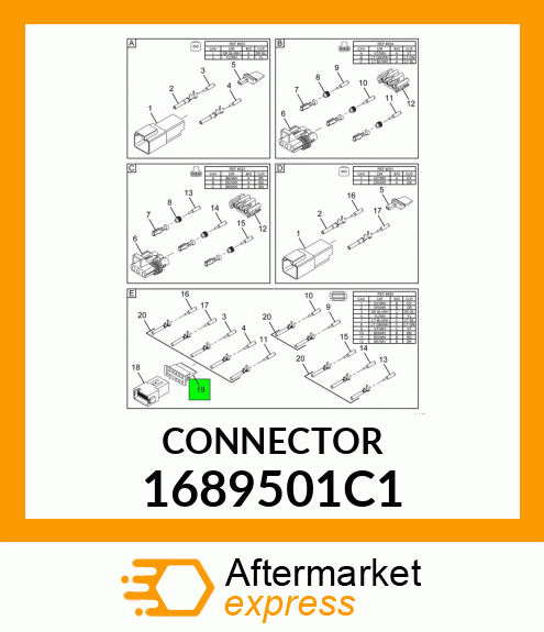 CONNECTOR 1689501C1