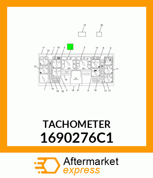 TACHOMETER 1690276C1