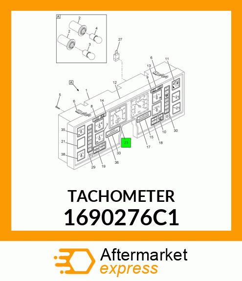 TACHOMETER 1690276C1