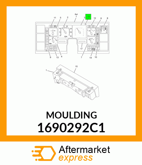 MOULDING 1690292C1