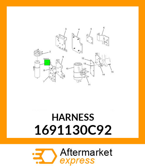 HARNESS 1691130C92