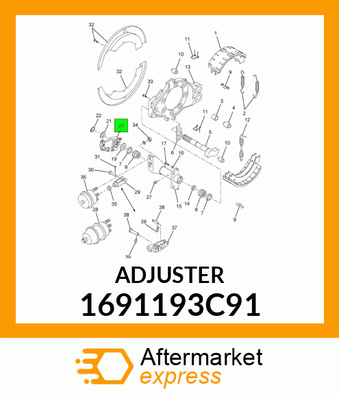 ADJUSTER 1691193C91