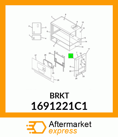 BRKT 1691221C1