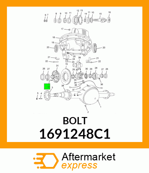 BOLT 1691248C1