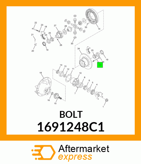 BOLT 1691248C1