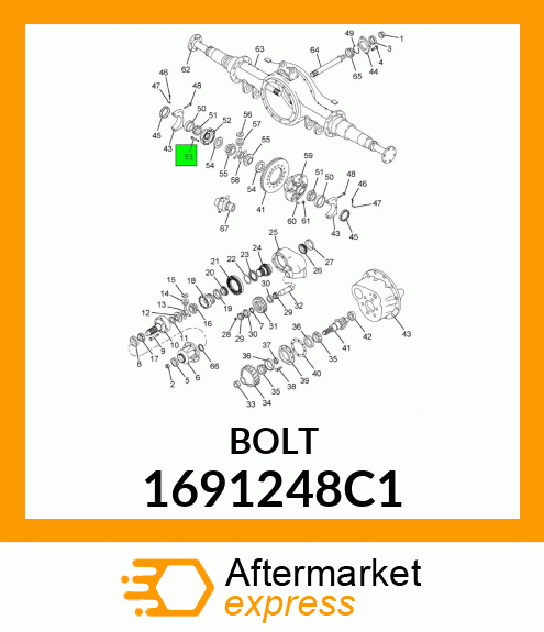 BOLT 1691248C1