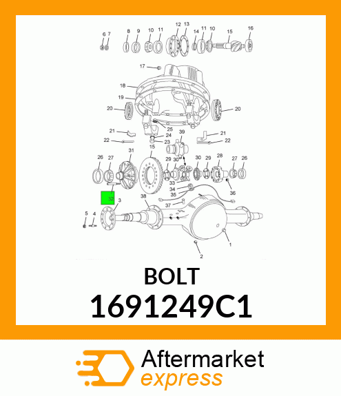 BOLT 1691249C1