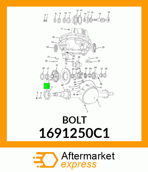 BOLT 1691250C1