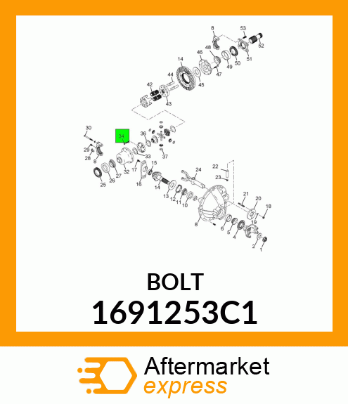 BOLT 1691253C1