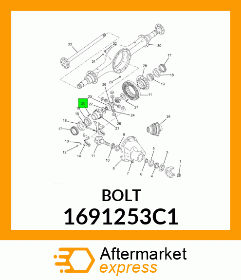 BOLT 1691253C1