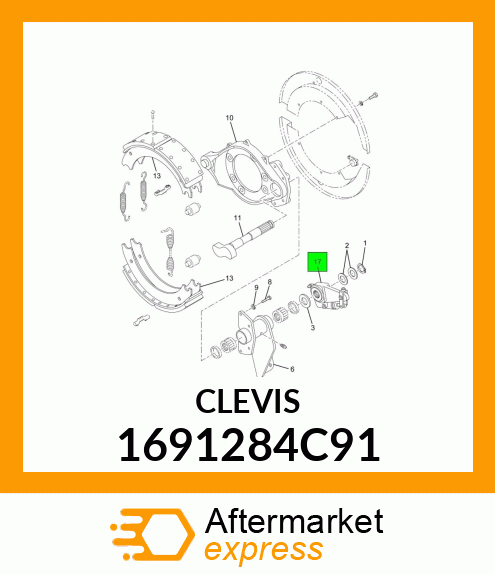 CLEVIS 1691284C91