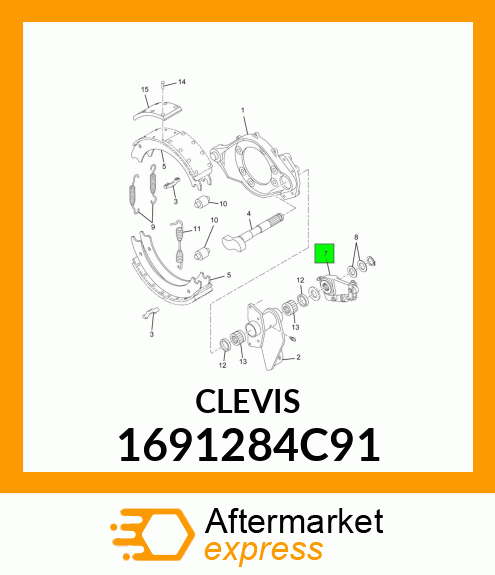CLEVIS 1691284C91