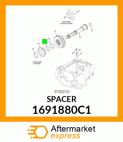 SPACER 1691880C1