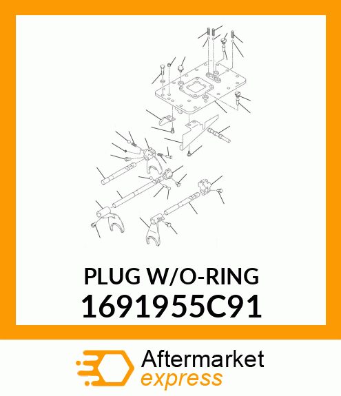 PLUGW/O-RING 1691955C91