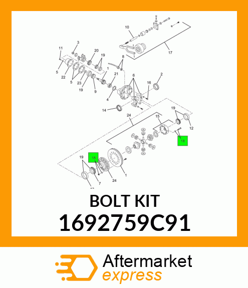 BOLT_KIT 1692759C91