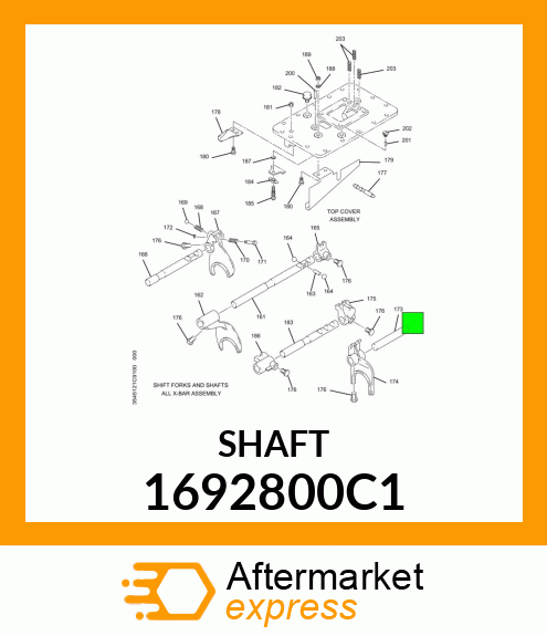 SHAFT 1692800C1