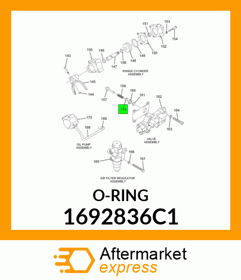 O-RING 1692836C1