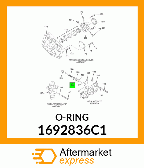 O-RING 1692836C1