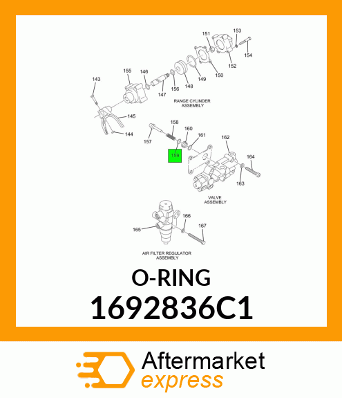 O-RING 1692836C1