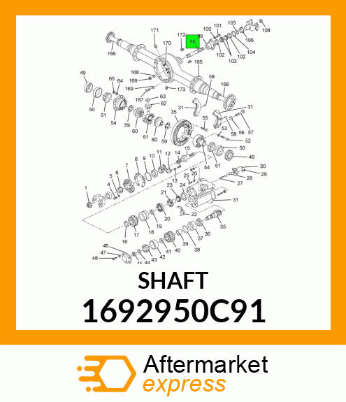 SHAFT 1692950C91