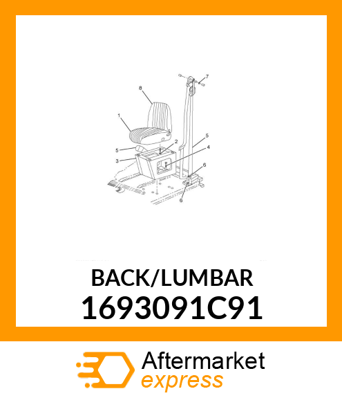 BACK/LUMBAR 1693091C91