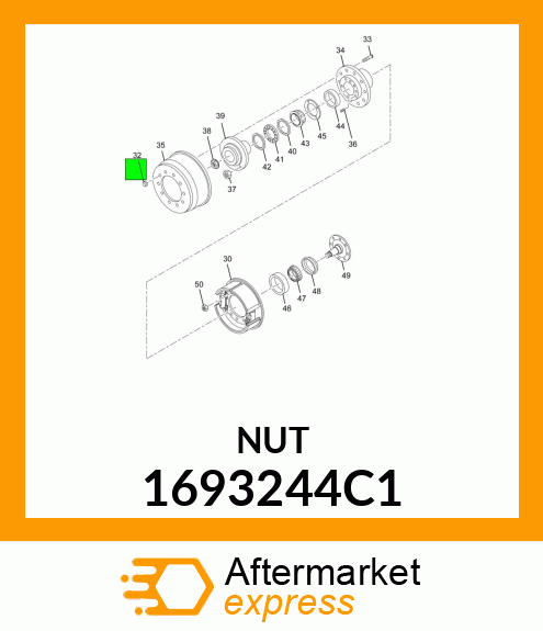 NUT 1693244C1