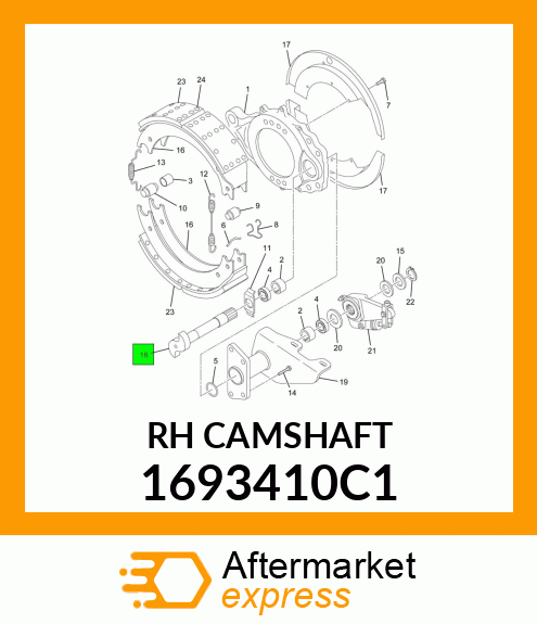 RHCAMSHAFT 1693410C1