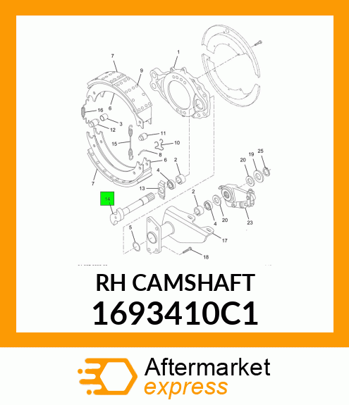 RHCAMSHAFT 1693410C1