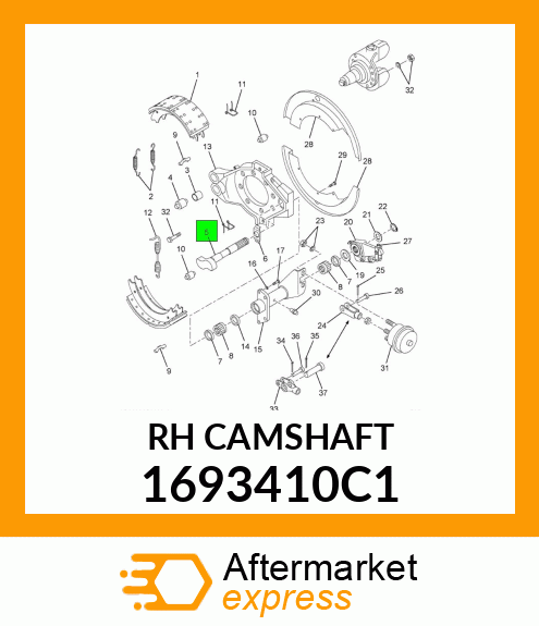 RHCAMSHAFT 1693410C1