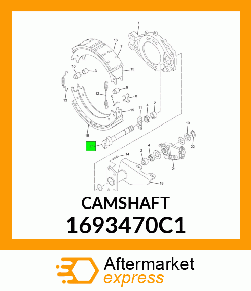 CAMSHAFT 1693470C1