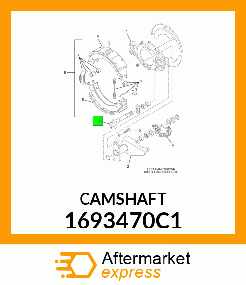 CAMSHAFT 1693470C1