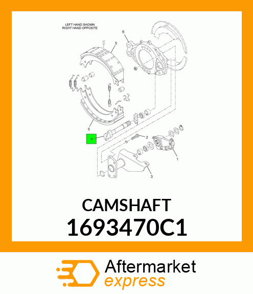 CAMSHAFT 1693470C1