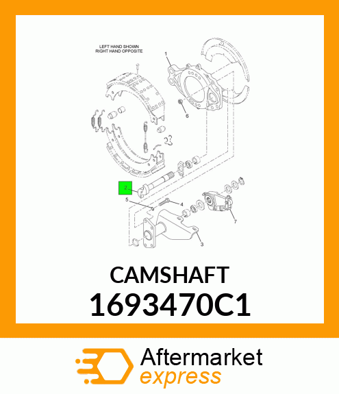 CAMSHAFT 1693470C1