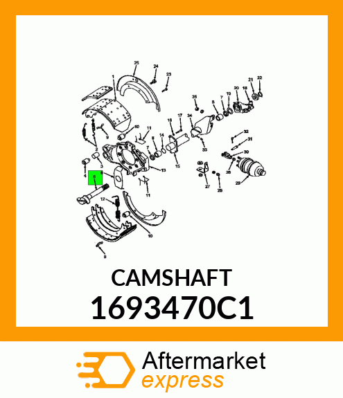 CAMSHAFT 1693470C1