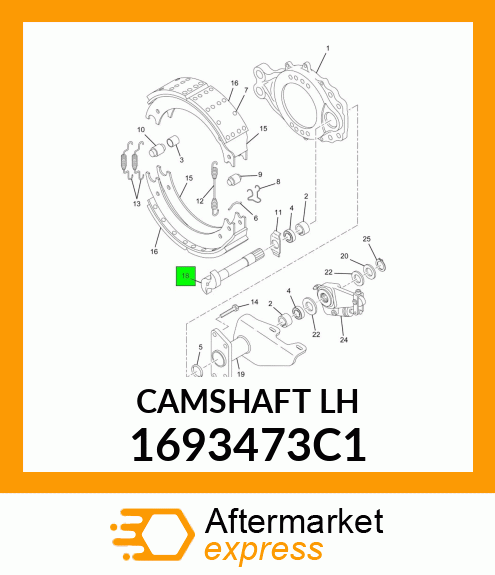 CAMSHAFT 1693473C1