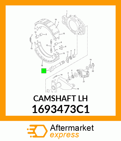 CAMSHAFT 1693473C1