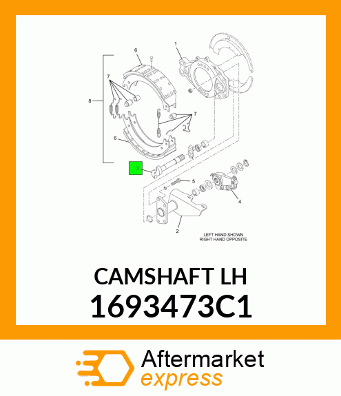 CAMSHAFT 1693473C1