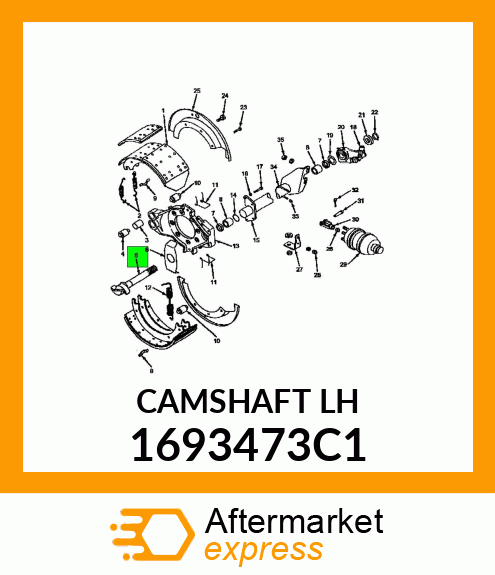 CAMSHAFT 1693473C1