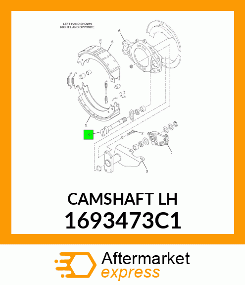 CAMSHAFT 1693473C1