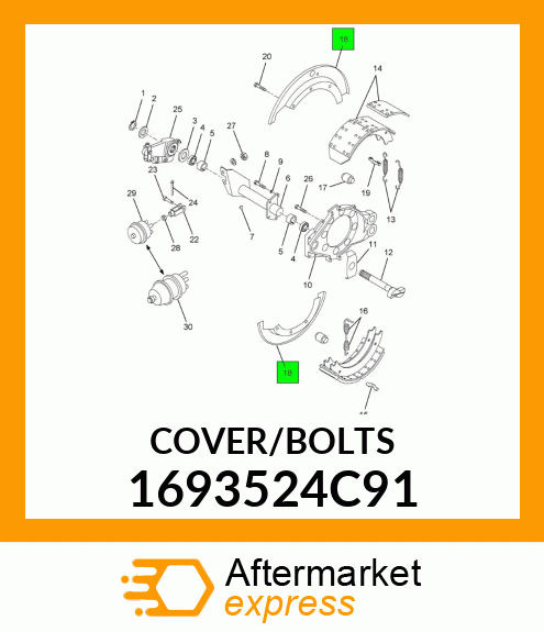 COVER/BOLTS 1693524C91