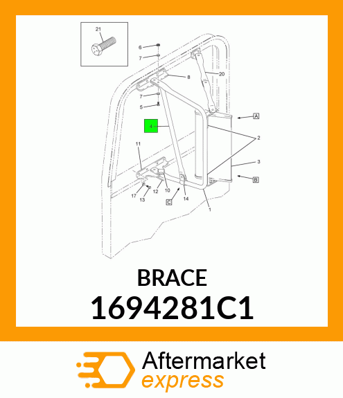 BRACE 1694281C1