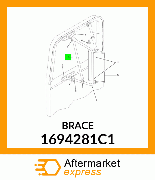 BRACE 1694281C1