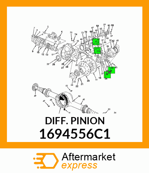 DIFF._PINION 1694556C1