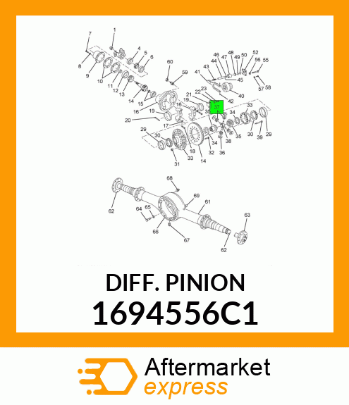 DIFF._PINION 1694556C1