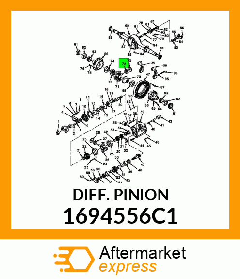 DIFF._PINION 1694556C1