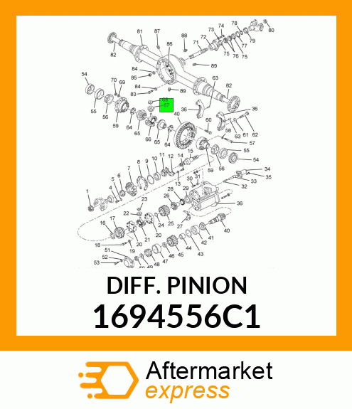 DIFF._PINION 1694556C1