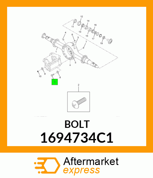 BOLT 1694734C1