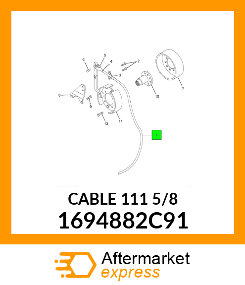 CABLE11'15/8 1694882C91